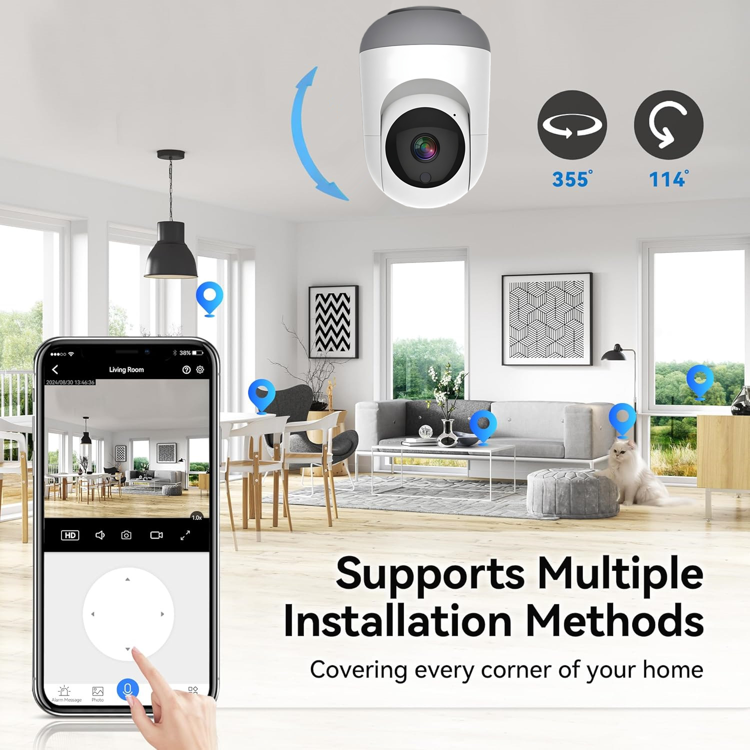 4MP Tuya WiFi Camera, 2.4/5G D - Eufy Camera E220 recensie en prijs