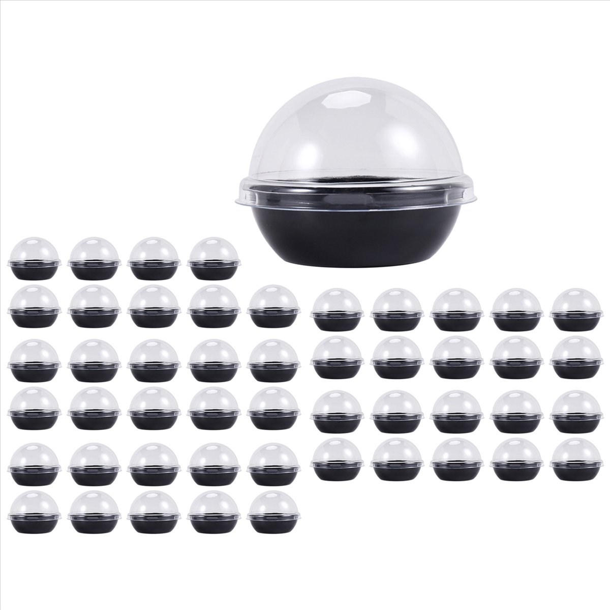 50 stuks doorzichtige plastic  - Plastic Dome Clear recensie en prijs
