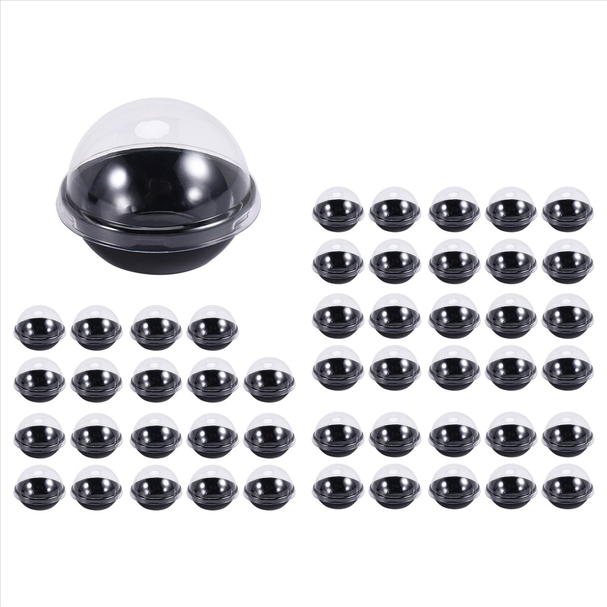 50 stuks doorzichtige plastic  - Plastic Dome Clear recensie en prijs