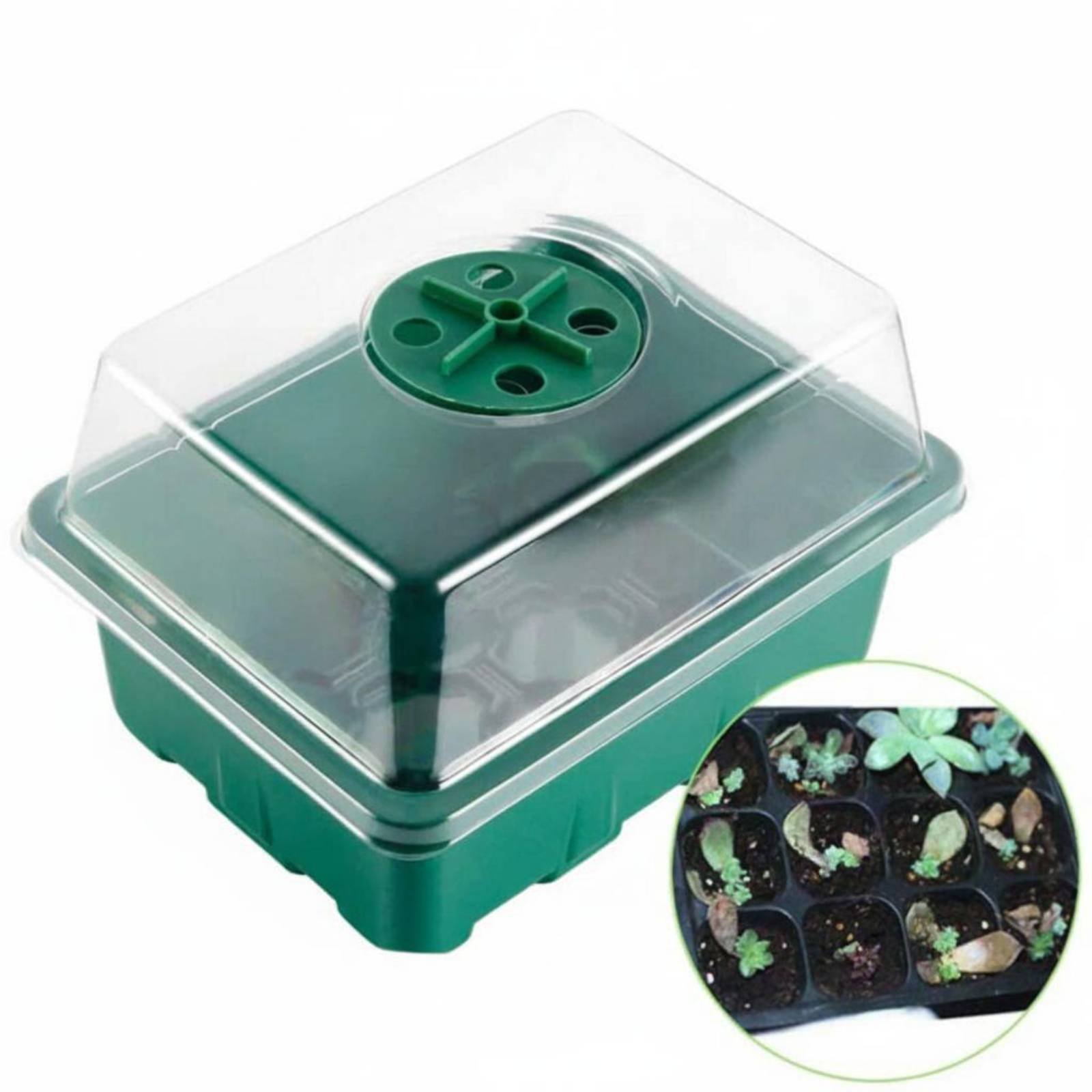 12-delige kiembak met transpar - Humidity Dome Kit recensie en prijs